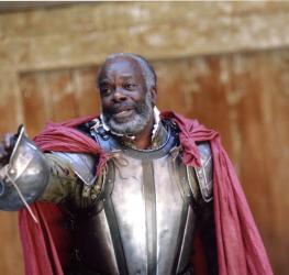 Joseph Mydell as Cominius, Coriolanus, Shakespeare's Globe, 2006