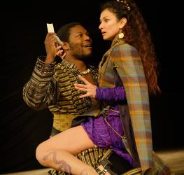 Scene from Titus Andronicus, Shakespeare's Globe, 2014