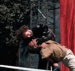 Scene from Richard III, New Shakespeare Company, Open Air Theatre, Regent's Park London, 1995