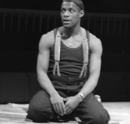 Paterson Joseph as Patroclus, Troilus and Cressida, Royal Shakespeare Company, Swan Theatre, 1990 Portrait of Paterson Joseph as Patroclus, Troilus and Cressida, Royal Shakespeare Company, Swan Theatre, 1990