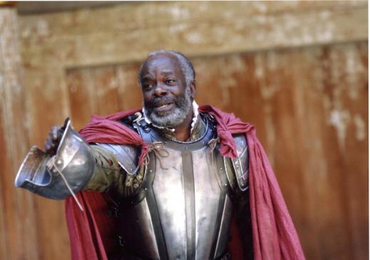 Joseph Mydell as Cominius, Coriolanus, Shakespeare's Globe, 2006